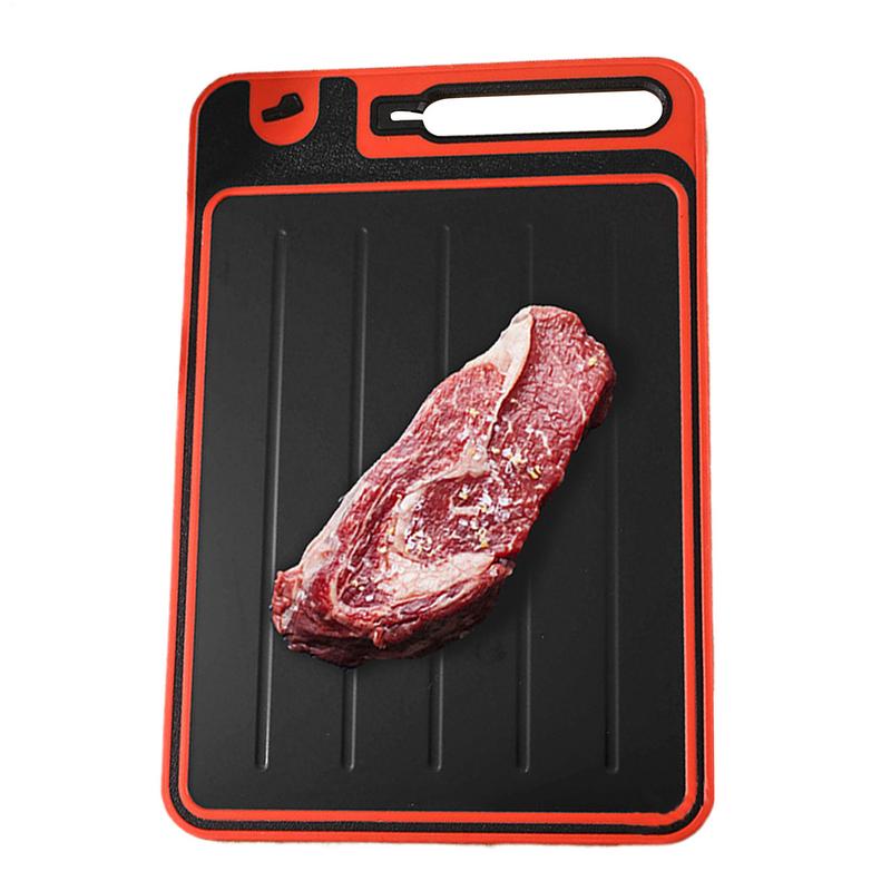 

Defrost Tray Cutting Board Stable Chopping Board For Kitchen Household Defrosting Tray For Meat With Cutting Board And Sharpener China Mainland