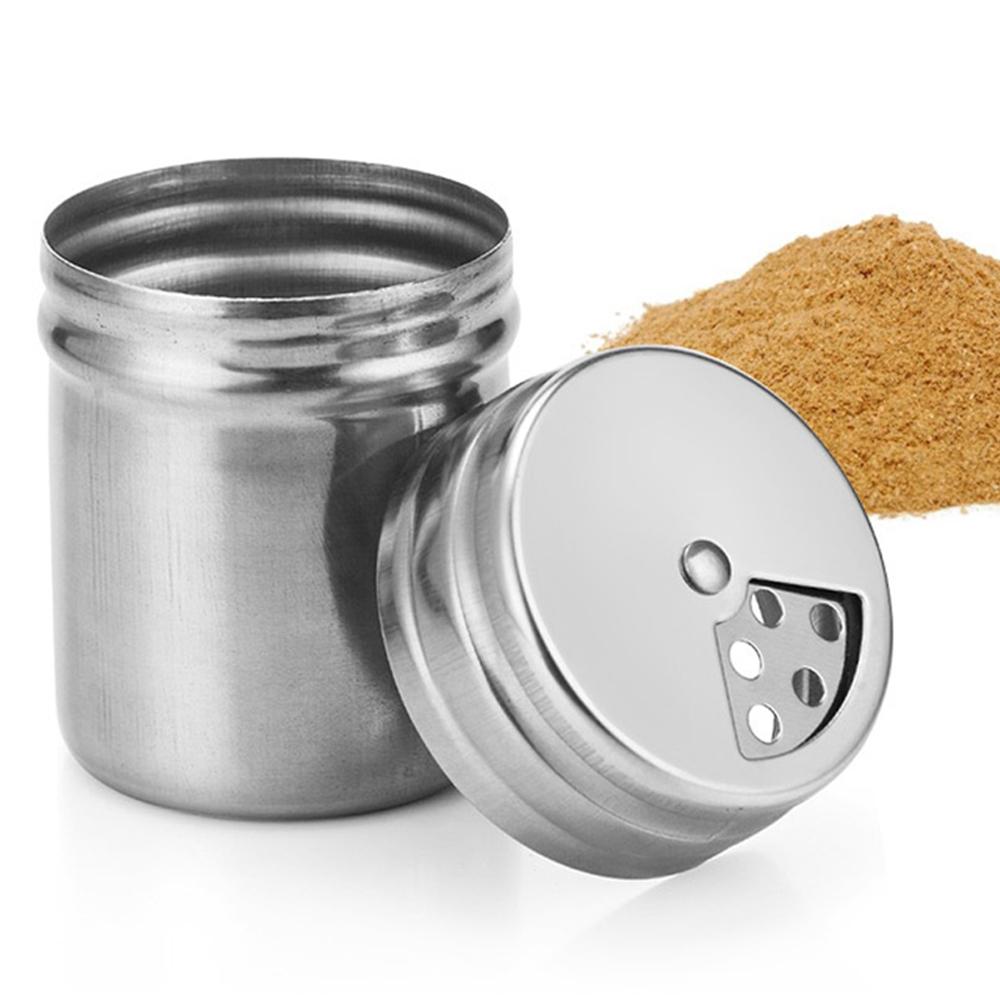 AOTU AT6342 Stainless Steel Seasoning Can Bottle Spice Shaker for Outdoor BBQ Picnic (BPA-Free,No FDA Certified)
