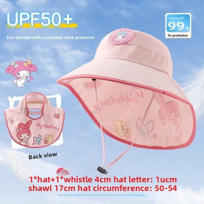 Childrens Sun Hat With Wide Brim For Uv Protection Breathable Cotton Summer Sunshade For Boys Girls