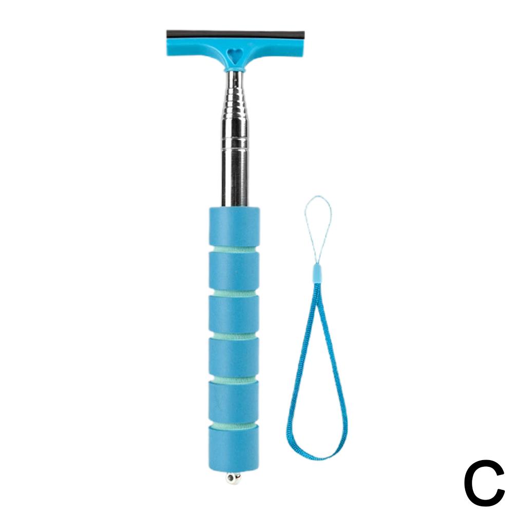 Automobile Windshield Water Scraping Portable Rainy Glass Window Cleaning Tool Extendable Car Rearview Mirror Squeegee Gadget
