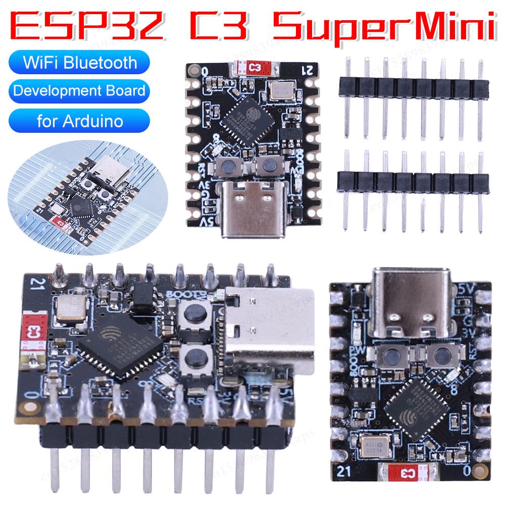 ESP32-C3 SuperMini WiFi Bluetooth-Compatible Board ESP32 C3 SuperMini Development Board IOT Board CORE Compatible for Arduino