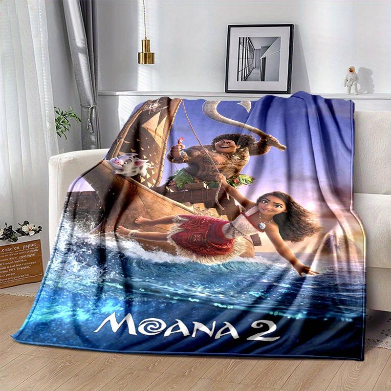 1pc, Moana 2 Movie Poster Blanket Home Decor, Couch Throw, Outdoor Blanket, Gift for Fans, Coverlet Suitable for Bedroom, Living Room