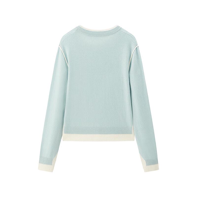 Ledin Women's 100% Wool Round Neck Sweater