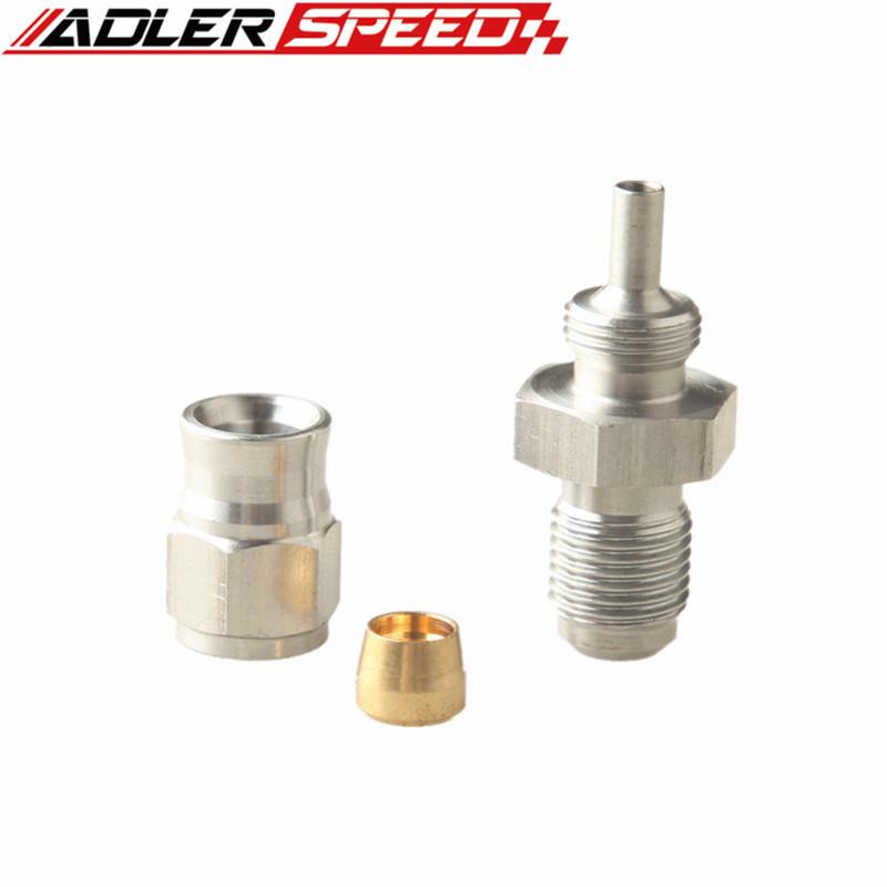 3AN AN3 Male To M10x1.0 Stainless Steel Braided Brake Line Hose End Thread