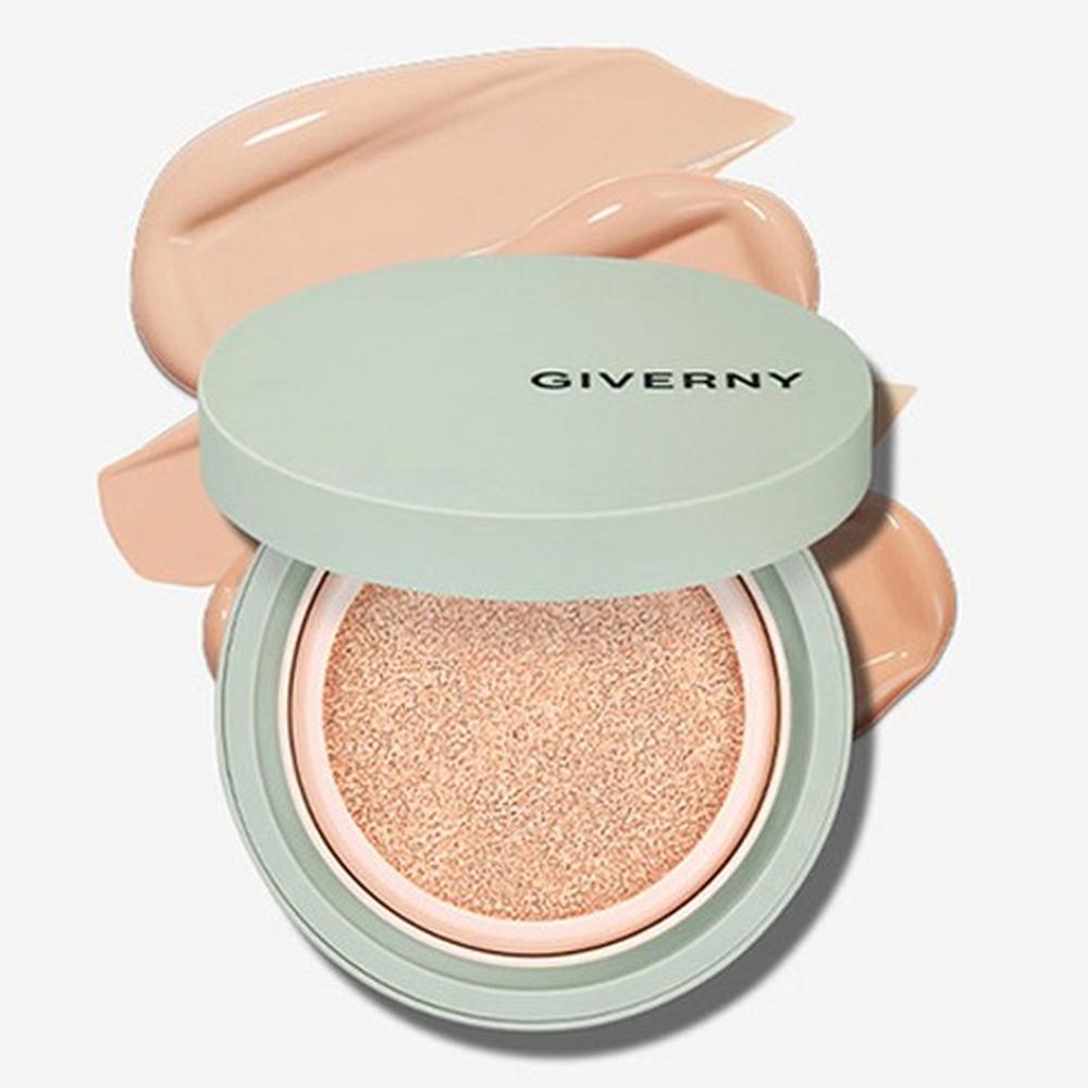 Giverny Milchak Cover Cushion 21 Light Beige (Main + Refill) – Coverage Care, Radiant Finish, Korean