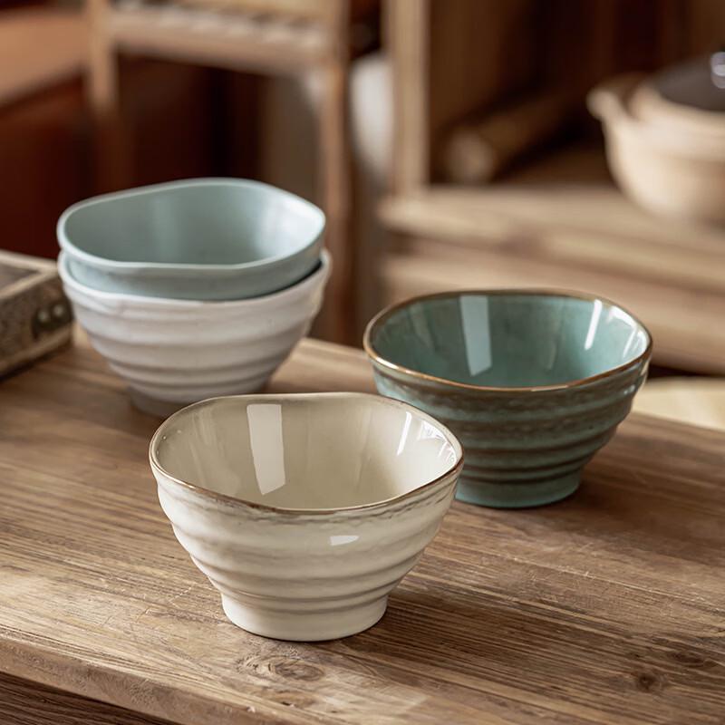 Deouxingguang Ceramic Retro Rice Bowl