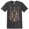 Anubis Egyptian God T Shirt Neon Pink Gold Street Art Mythology Graphic Tee Gift