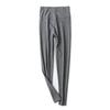 Women's High Waist Slim Fit Cotton Long Johns - Solid Color Thin Warm Pants