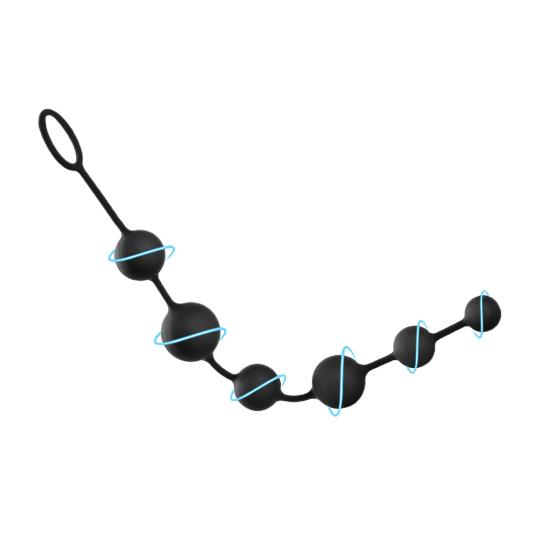 Anal Plug Easy To Use Flexible Silicone Butt Beads Sex Toy for Valentine's Day