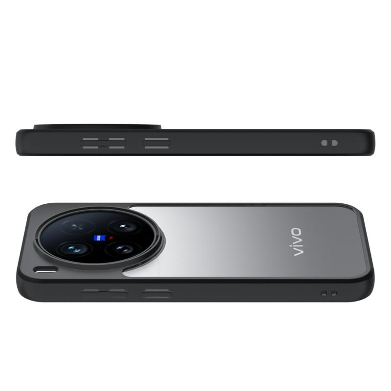 For Vivo X300 Case for Vivo X300 Cover TPU Phoen Case Simple Black Matte Shell Anti-fingerprint Phone Case For Vivo X300