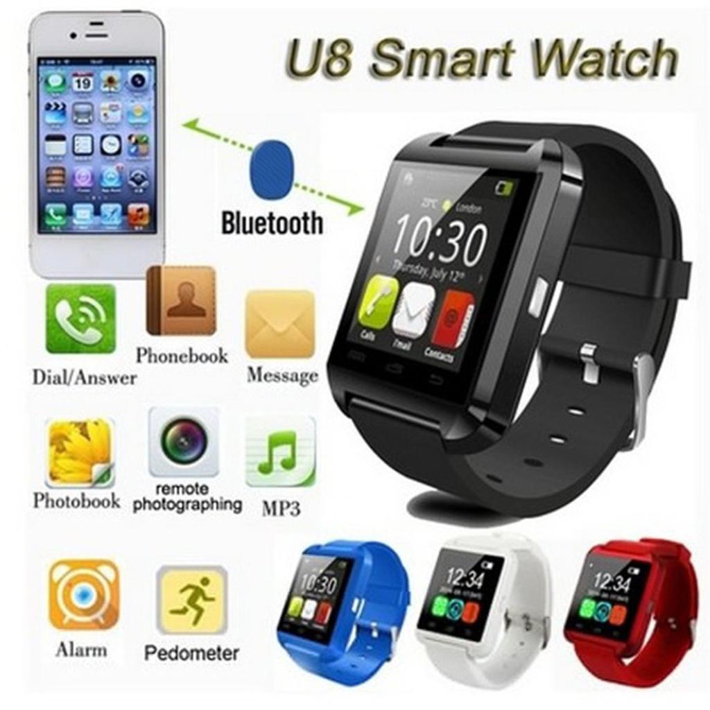 u8 bluetooth watch