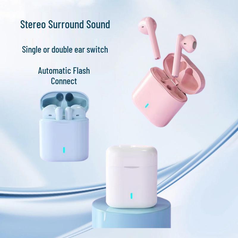 Macaron Bluetooth Earphones: Stereo In-ear, Noise Cancelling, Comfortable Fit