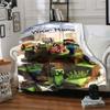 Minecraft Customize Text Blanket Cozy Customizable Blanket Ultra-Soft Perfect for Office Chair Sofa Chair Seaside Four Seasons Universal