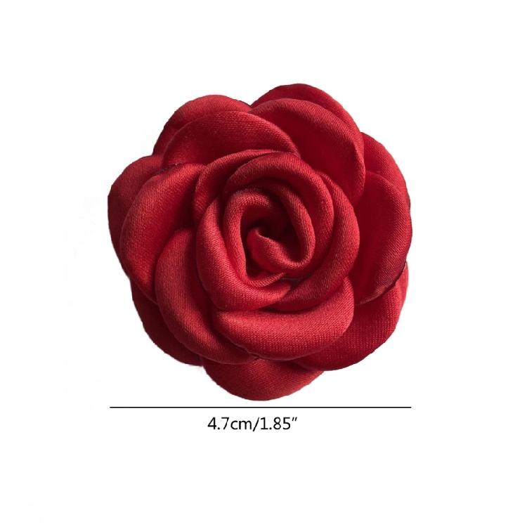 Kleidung Dekoratives Brustblumen Kamelien Corsage Anstecknadel Legierungsmaterial für Damen