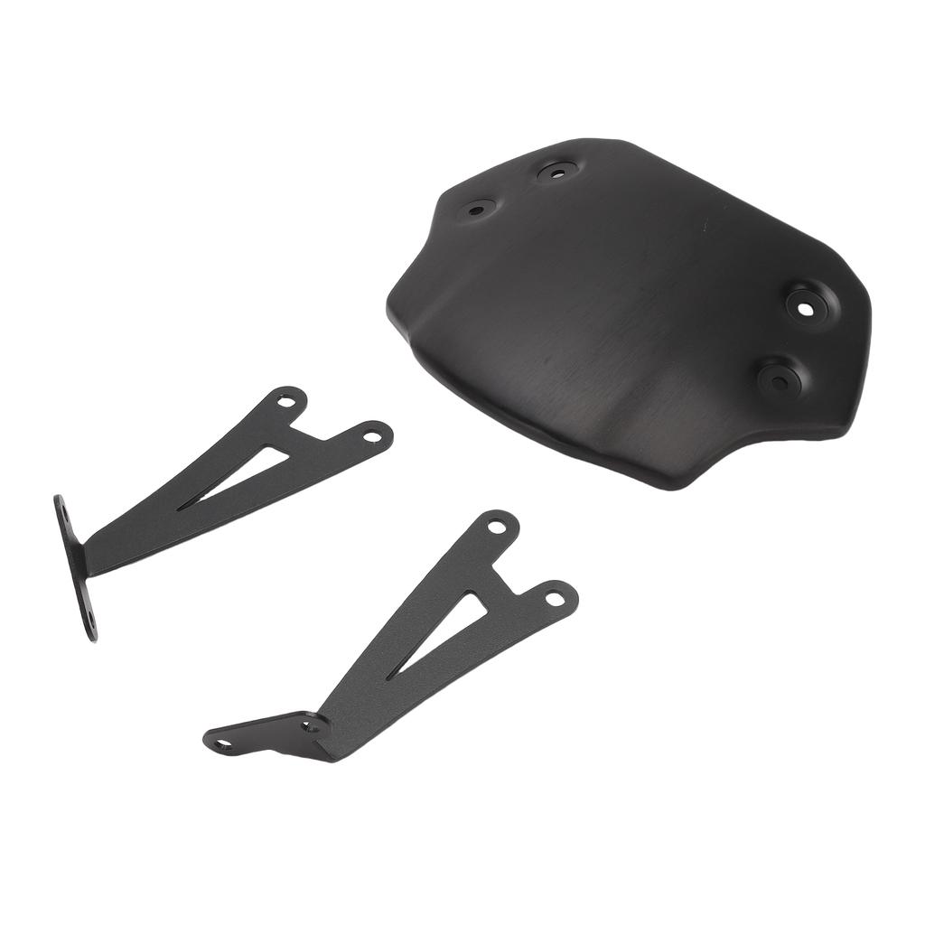 Motorcycle Windscreen High Strength Aluminum Alloy Motorcycle Wind Protection Front Flyscreen Replacement for Scrambler