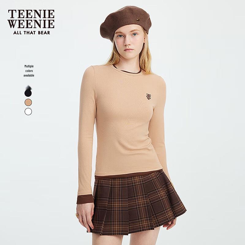 Teenie Weenie Women s Bear Contrast Long-Sleeve T-Shirt M