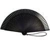 Fan Fan Set with Checkered Black [Osaka Choseido] Fan, Men's, Fashionable, Business, Bag, Holder, Handkerchief, Lattice,