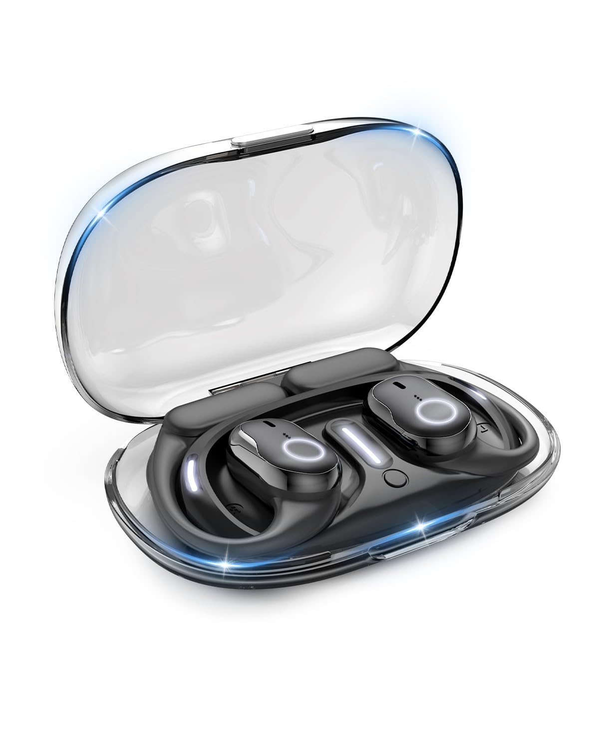 

Bluetooth-наушники [2025 Максимальное усовершенствование]: Улучшенная звукоизоляция, посадка без звука и улучшенное качество звука] Беспроводные Bluetooth 5.4 наушники OWS