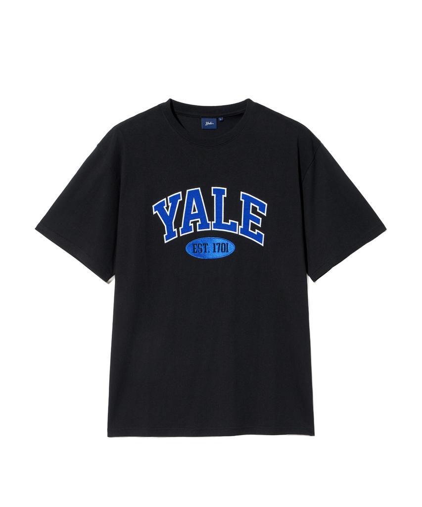 YALE Two-Tone Arch Short Sleeve T-Shirt_Blue
