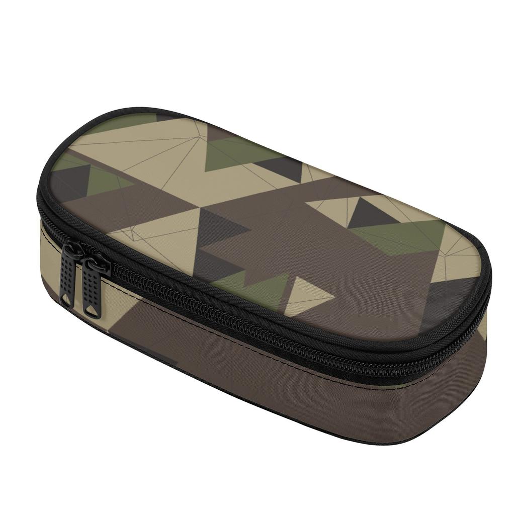 Pen Case Organized Storage 300D Polyester Smooth Zipper with Pen Slots Mesh Pocket and Spacious Main Compartment for Classroom Use