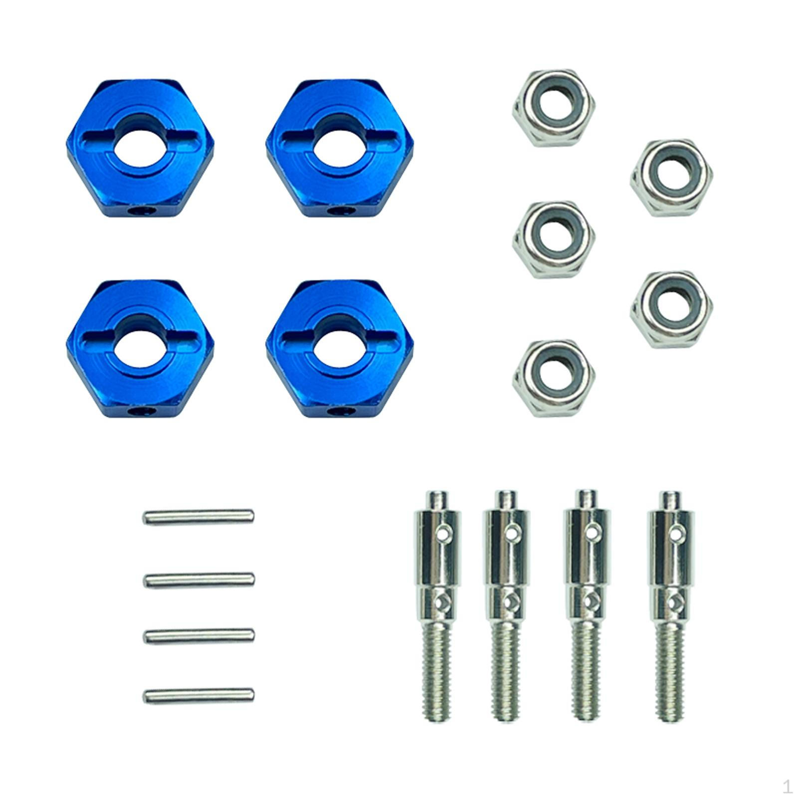 

4x 12mm Wheel Hex Hubs Adaptor for 1/12 RC Carwler Car Spare Parts Replacement
