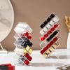 Stackable Lipstick Organizer 16 or 28 Compartments Lipstick Holder Clear Acrylic Lipstick Tower Lip Gloss Storage Stand for Vanity Dresser