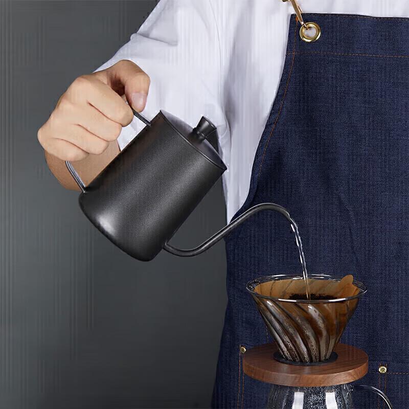 TEOTM 304 Stainless Steel Gooseneck Pour Over Coffee Kettle