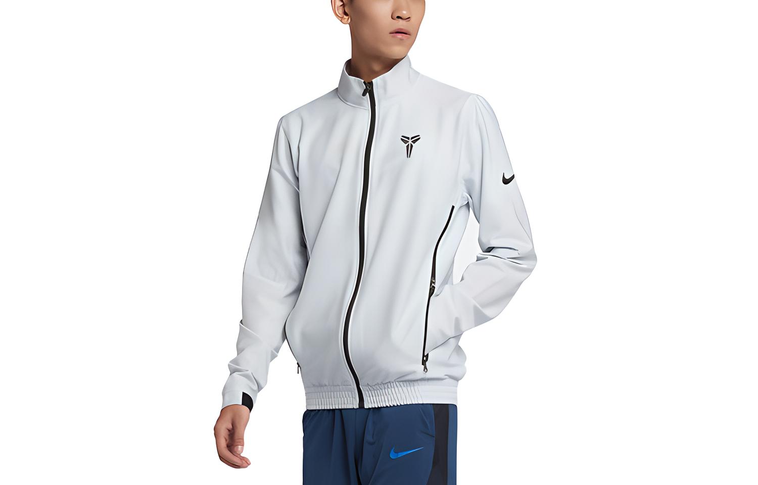 Nike Jackets Men s White Stand Collar Moderate Other AJ0374-043 S
