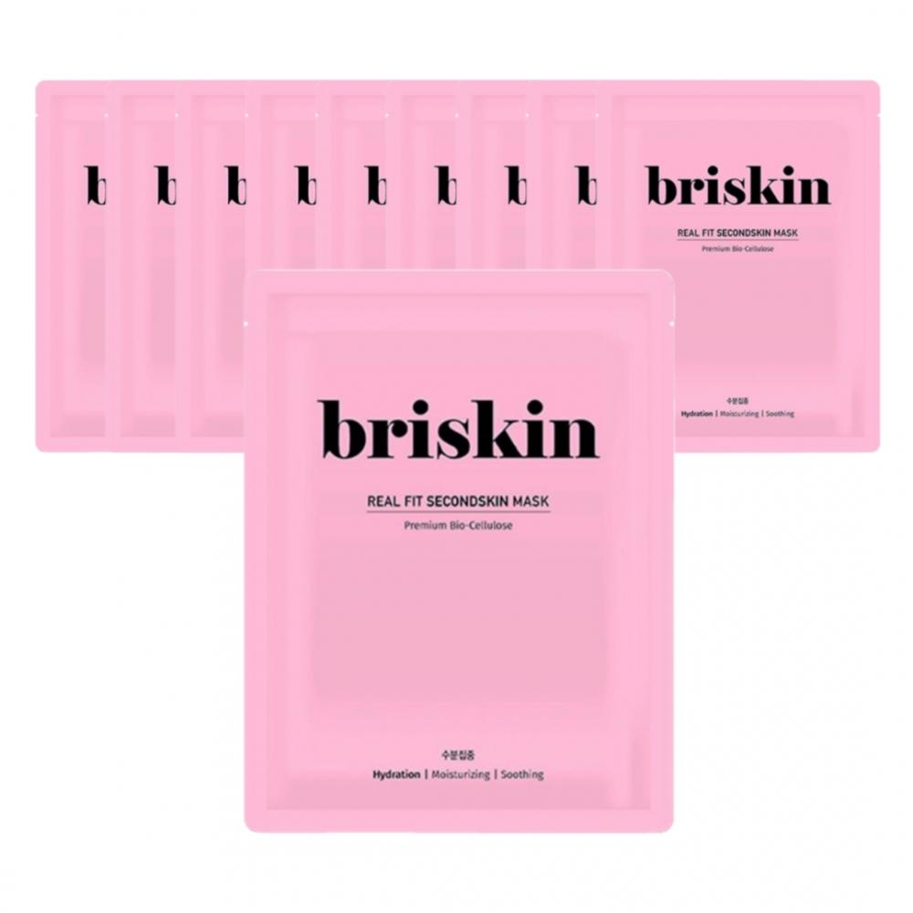 

Набор биоцеллюлозных масок BRISKIN Real Fit Second Skin [Концентрация влаги] 10+1
