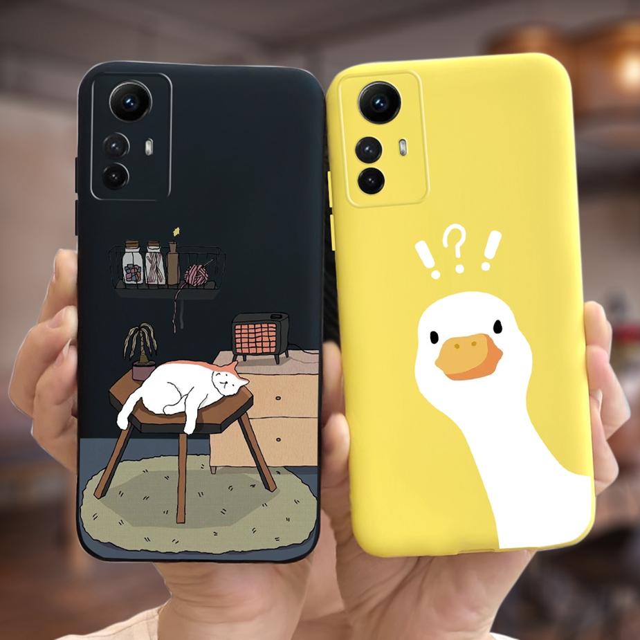 For Xiaomi Redmi Note 12S Case Cute Fashion Cartoon Cover Soft Silicone Phone Case For Xiaomi Redmi Note 12S Note12S Fundas Capa