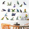 Wall Sticker Moisture-proof Removable PVC Parrot Painting Wall Decal for Nursery Room