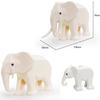MOC Animal Scene Building Blocks Zoo Elephants Giraffes Chimpanzee Camels Goats Camel Parrots Pigeon Accessories Bricks Toys N09