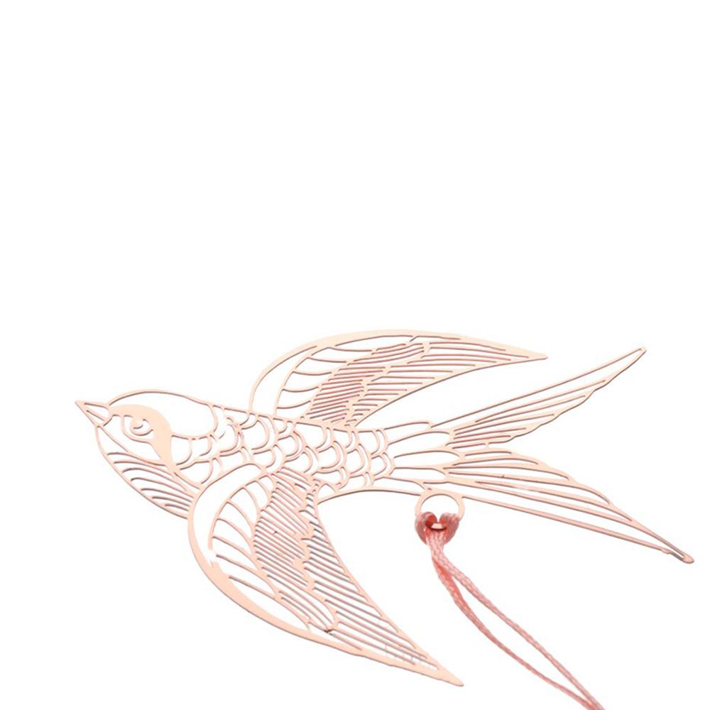 Marker Teachers'Day Gift Birthday Gift Book Paginator Book Page Marker Hollowed Leaf Flower Bookmark Metal Reading Bookmark