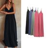 Spring New Temperament Elegant V-neck Camisole Elegant Loose Vertical Dress 3545796 8338302