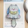 Korean Cute Kitten Puppy For Magsafe Magnetic Phone Grip Tok Griptok Stand For iPhone 16 Wireless Charging Case Ring Holder