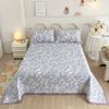 Trzyczęściowy zestaw drukowanej narzuty na łóżko z czystej bawełny, uniwersalna antypoślizgowa bawełniana pikowana narzuta, prześcieradło tatami hurtowo transgraniczne