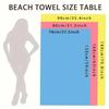 Bingo Game Beach Towel - Colorful Number Balls, Candy & Chips, Fun Party Design, Quick Dry, Multiple Sizes