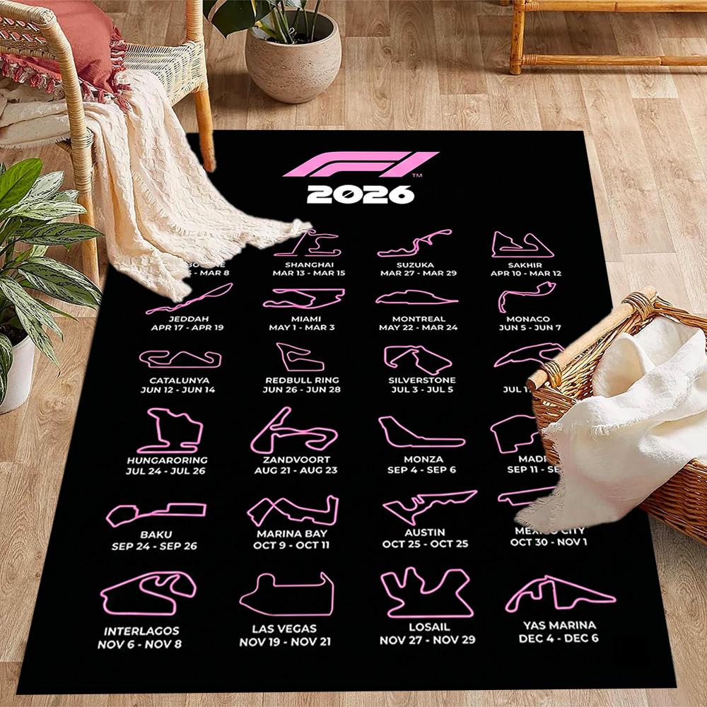 Formelkalender Fußmatte Design für Spielzimmer Dekorieren Sie Zimmer Eingangsbereich Esszimmer Anti-Rutsch-Teppich Dekorieren Sie Büros Spirituelles Geschenk