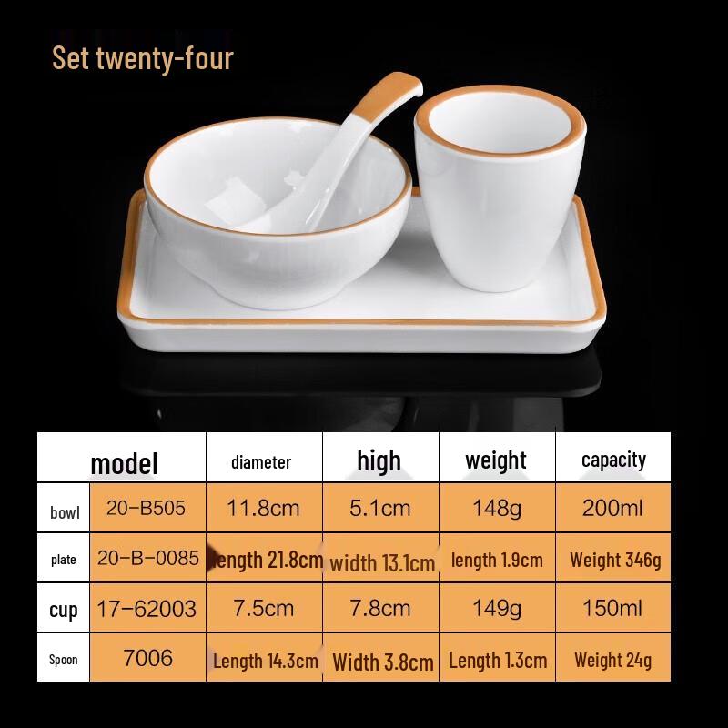 Yi Shu Xiang Commercial Melamine Tableware Set