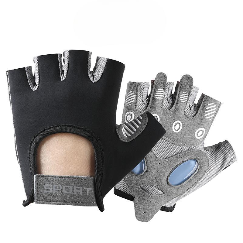 

New Fitness Exercise Half Finger Women s Non Slip Sun Protection Yoga Bicycle Cycling Equipment Training Outdoor Mountaineering Gloves L