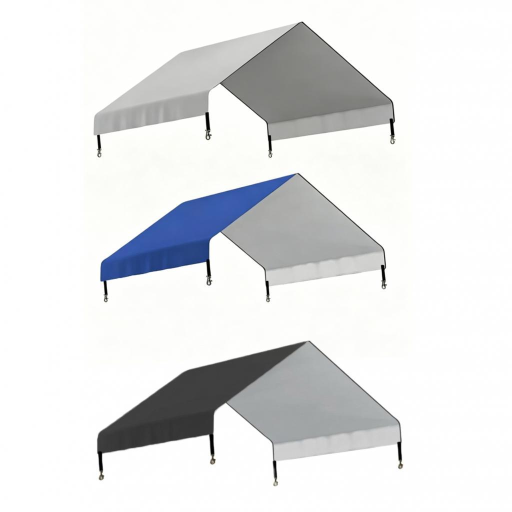 Chicken Tarp Shade Cloth Weather Resistant Replacement Easy to Install Sun Protection Chicken Coop Cover for Yard Outdoor Use