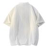 Polo Shirt Men's Summer Ice Silk Loose Jacquard Short-sleeved T-shirt