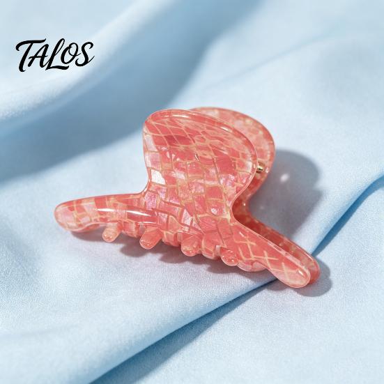 Fine Hair Grip Clip Smooth Edge Claw, Mini Octopus Clip, Colorful Transparent Side Acetic Acid Shower High Elasticity Spring Accessories Rounded