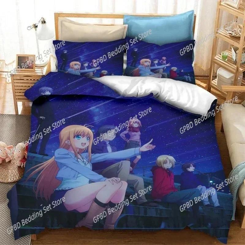 3D Print Quilt Cover Anime Charlotte Bedding Set Single Twin Double Queen King Cal King Size Bed Linen Set