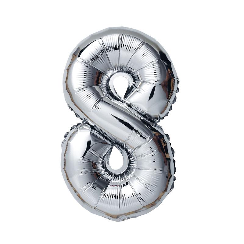 32-Inch Digital Aluminum Balloon for Baby's First Birthday Celebration Decor
