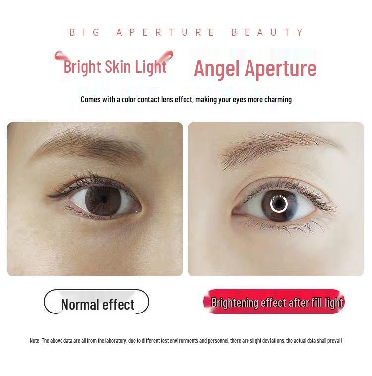 Portable Beauty Light & Phone Stand for Live Streaming and Photography