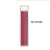 5 Colors 2.8mm Solid Woodworking Mechanical Pencil with Pen Cover 2B Black Yellow Red Lead Long Headed Carpenter Marking Pencil