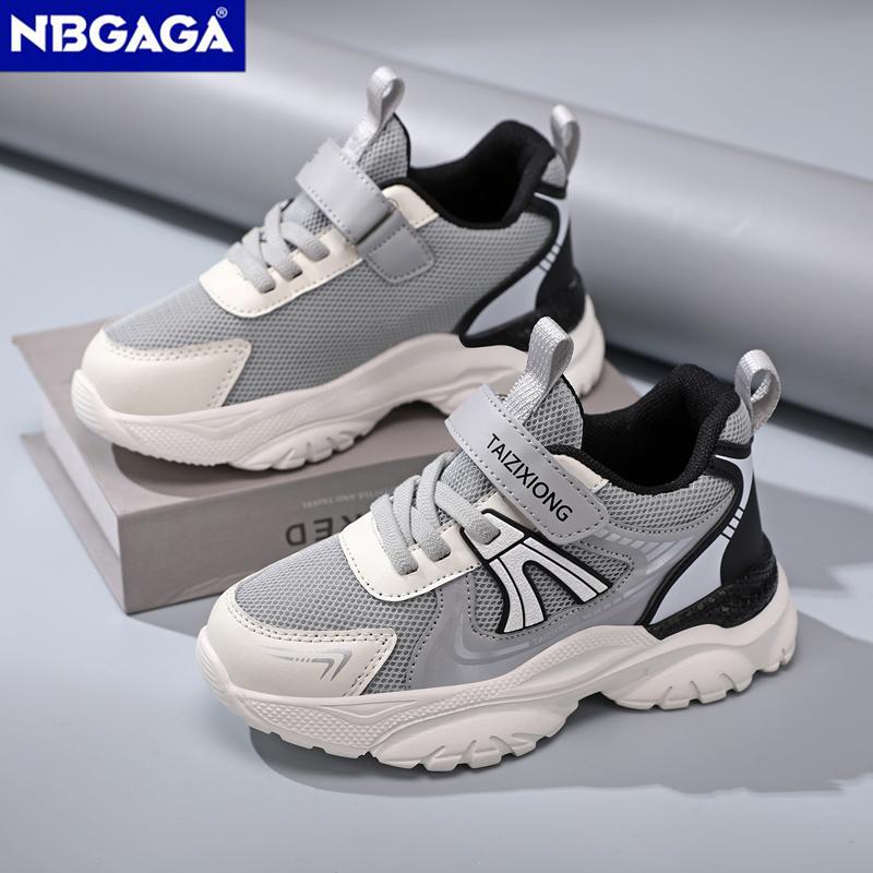 Children Sneaker Boys Casual Shoes Breathable Mesh Flat Student Walking Shoes Non-slip Lightweight Sports Tennis Footwear