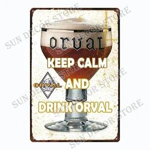 Belgium Beer Tin Plaque Vintage Man Cave Metal Signs Beer Tin Sign For Bar Pub Kitchen Drink Poster Plates Gift Xcm A