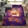 Halloween Pumpkin Adventure Customize Your Name Floor Rug Office Rug Suitable for Study Room Dining Room Outdoor Foyer Antislip Carpet